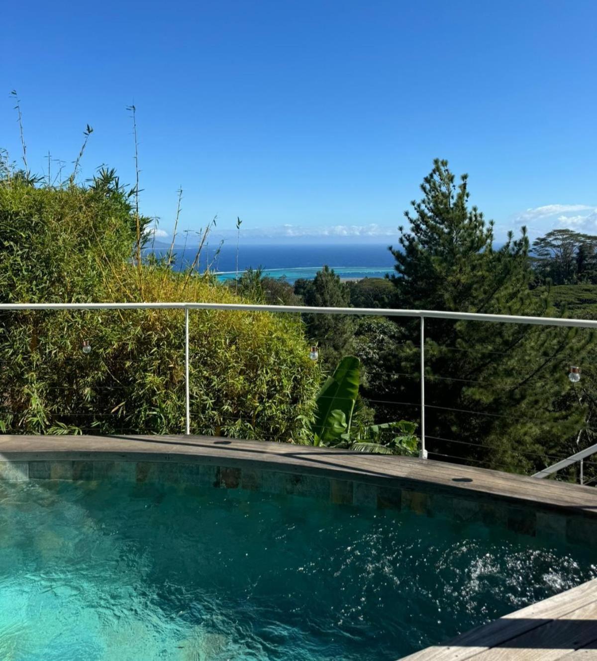 Logement Cosy Avec Piscine Et Vue Tahiti Punaauia Zewnętrze zdjęcie